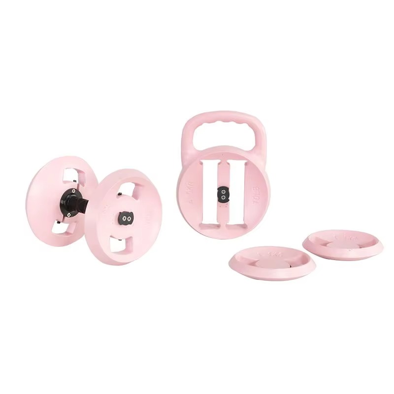 Home Gym Equipment Set - ชุดดัมเบลและเคตเทิลเบลปรับน้ำหนักได้ ทำจากซีเมนต์ พิมพ์โลโก้ได้ - อุปกรณ์ฟิตเนสอเนกประสงค์สำหรับการฝึกความแข็งแรงที่บ้านและในยิม