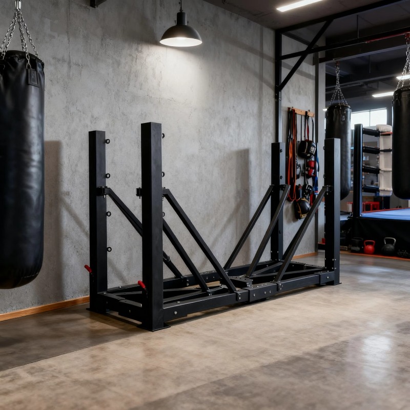 Home Gym Equipment Set - ชุดเวทีมวยพับได้ขนาดเล็ก อุปกรณ์พับเก็บได้สำหรับฝึกมวยที่บ้าน