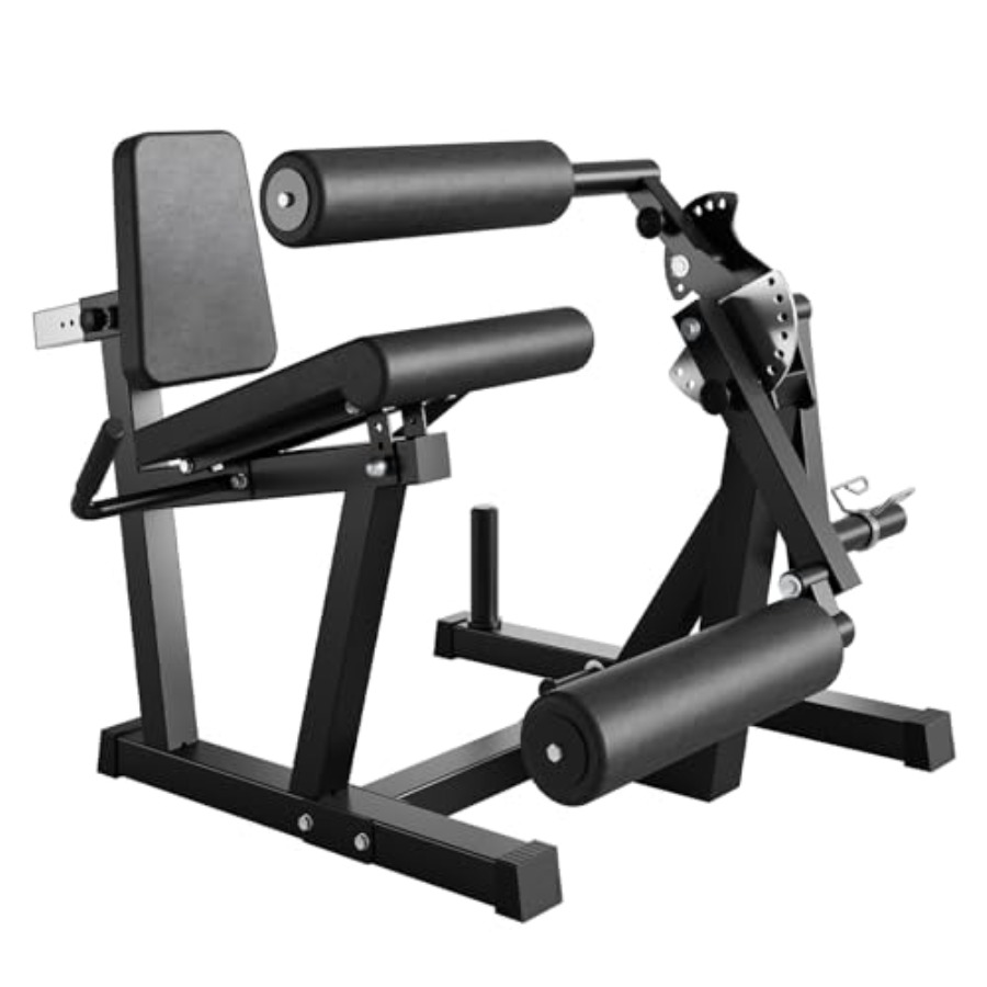 Leg Home Gym Workout - เครื่องบริหารขาแบบยืดและงอสำหรับใช้ในบ้าน โครงสร้างเหล็ก สีดำ รับน้ำหนักได้ 700 ปอนด์