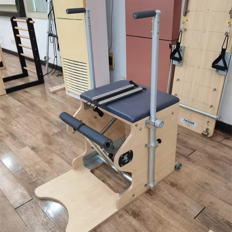 Leg Home Gym Workout - ชุดอุปกรณ์ออกกำลังกายสำหรับใช้ในบ้านระดับมืออาชีพ YTYIN | เครื่องปฏิรูปกายแบบพิลาทิสทำจากไม้โอ๊ค, เก้าอี้วันด้าสำหรับโยคะและการออกกำลังกาย