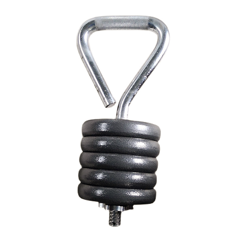 Leg Home Gym Workout - ปรับ Kettlebell จับโลหะ Barbell น้ำหนัก Grips
