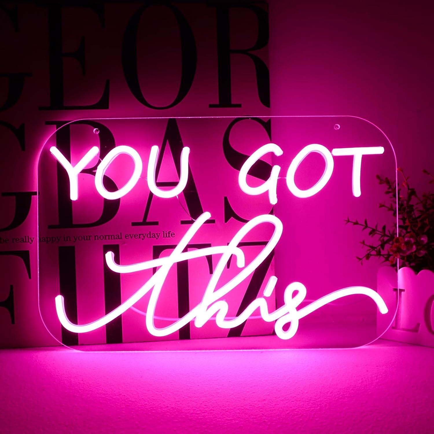 คุณได้รับป้ายไฟนีออนนี้แล้ว ไฟ - Home Gym Neon Sign บทวิจารณ์และราคา