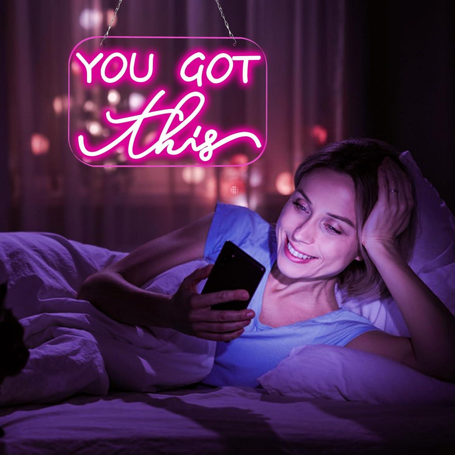 คุณได้รับป้ายไฟนีออนนี้แล้ว ไฟ - Home Gym Neon Sign บทวิจารณ์และราคา