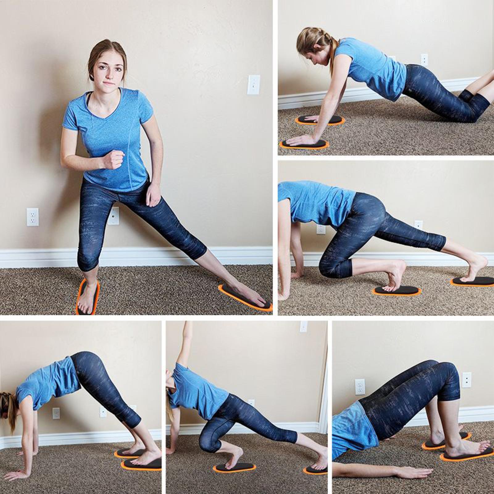 แผ่นรองออกกำลังกายรูปวงรี แผ่น - Home Gym Routine บทวิจารณ์และราคา