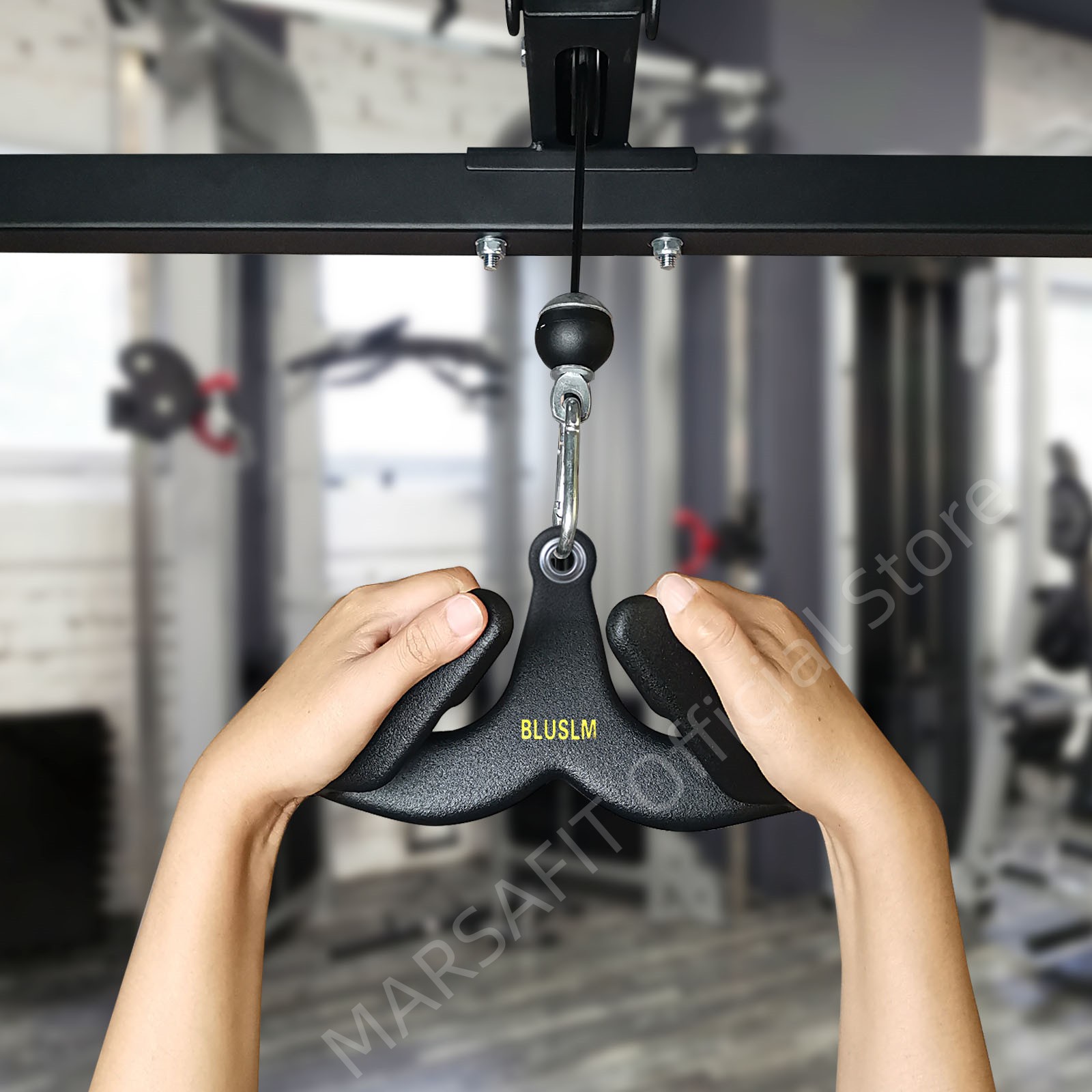 Home GYM Fitness Lat ดึง Handl - Lat Pulldown Cable บทวิจารณ์และราคา