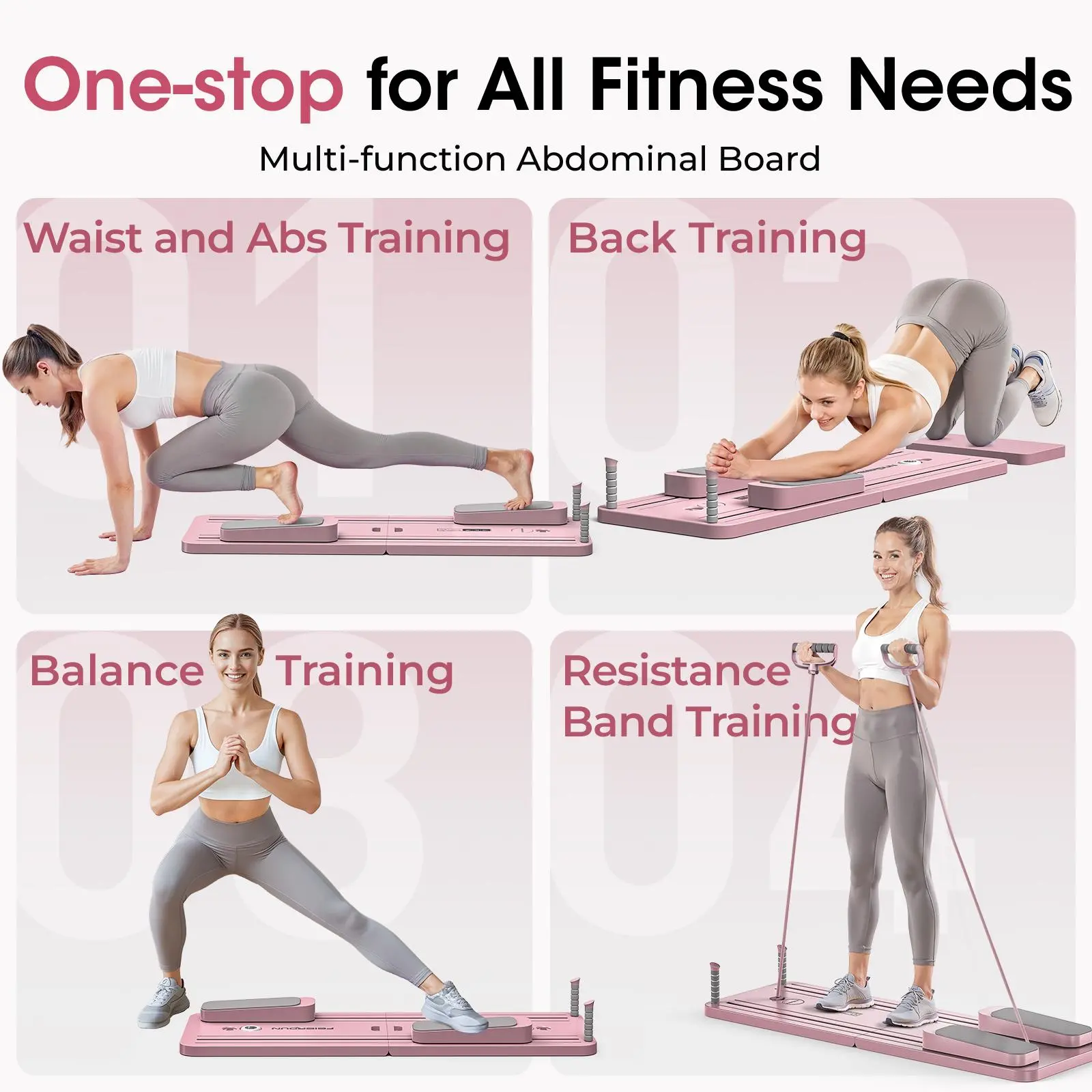 บอร์ดพิลาทิสแบบพับได้ อุปกรณ์ฝ - Home Gym Yoga บทวิจารณ์และราคา