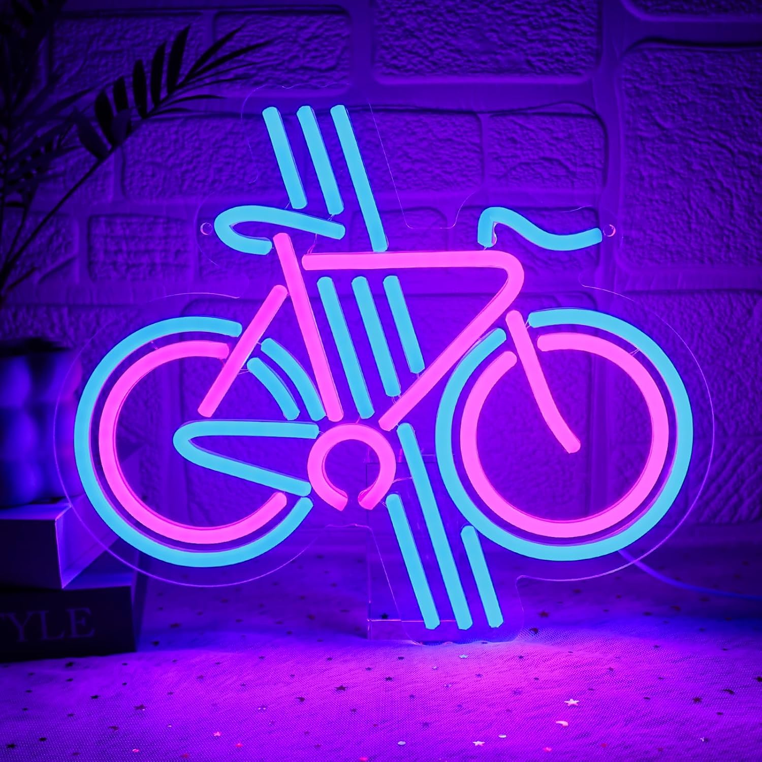 ป้ายไฟนีออนรูปจักรยาน ปรับความ - Home Gym Neon Sign บทวิจารณ์และราคา