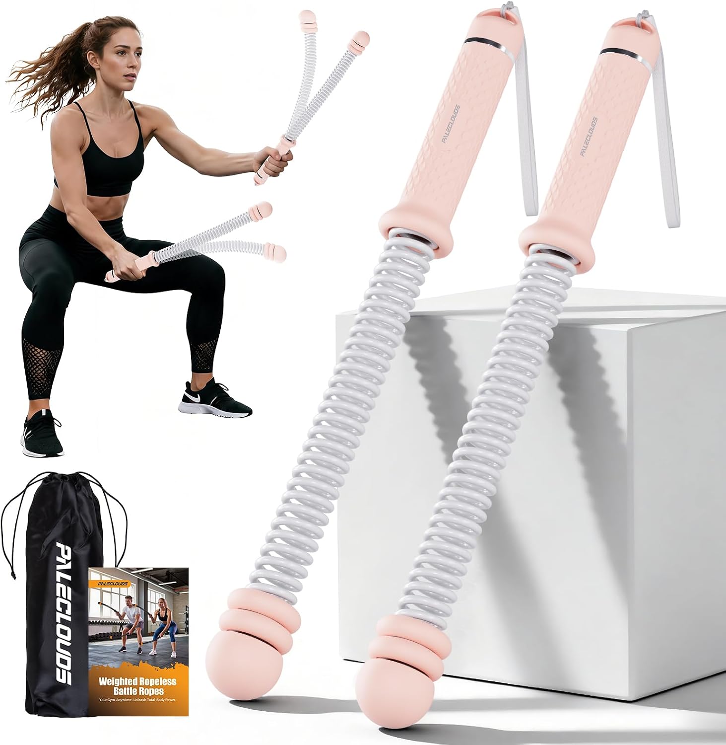 เชือกออกกำลังกายแบบพกพาไร้สาย, - Home Gym Portable บทวิจารณ์และราคา