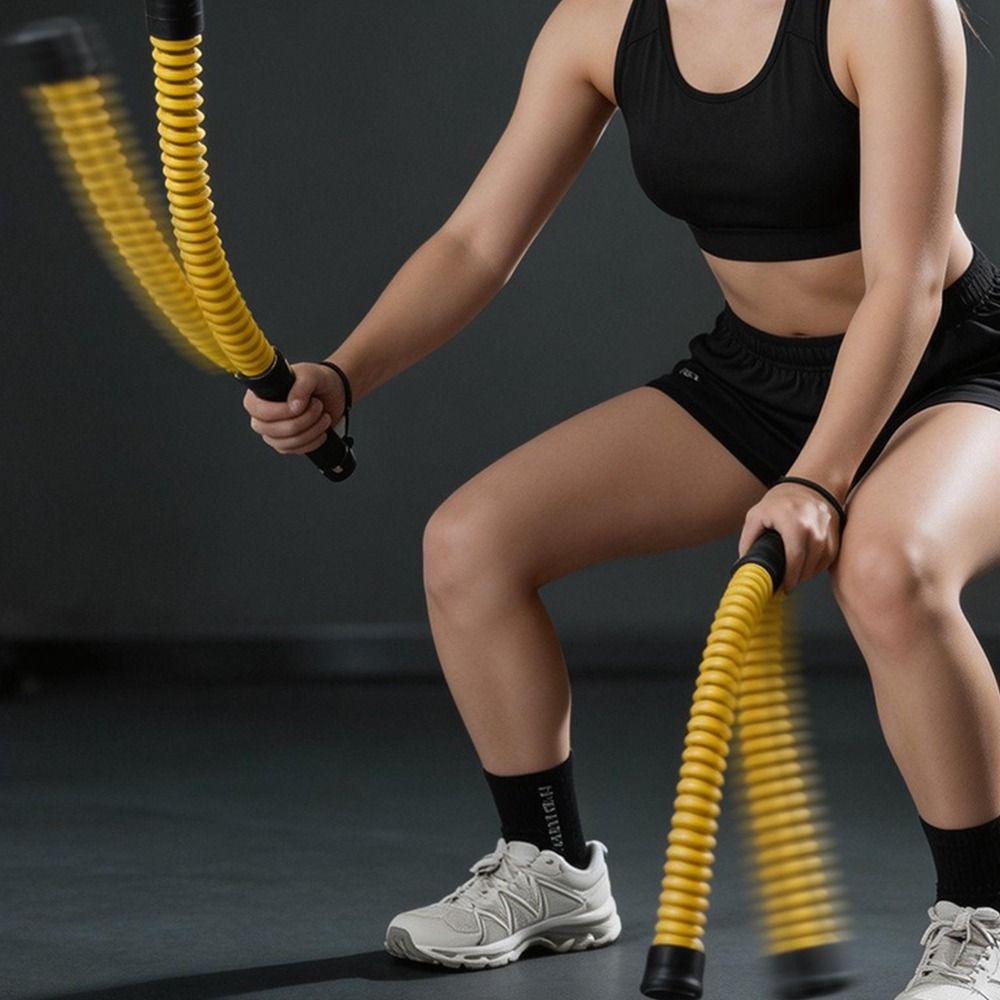 เชือกออกกำลังกายไร้สายแบบมีด้า - Battle Rope Heavy บทวิจารณ์และราคา