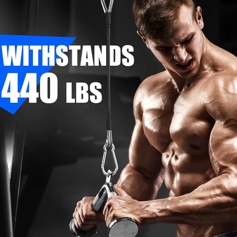 1/2Pcs GYM CABLE EXTENSION ใช้ - Lat Pulldown Cable บทวิจารณ์และราคา