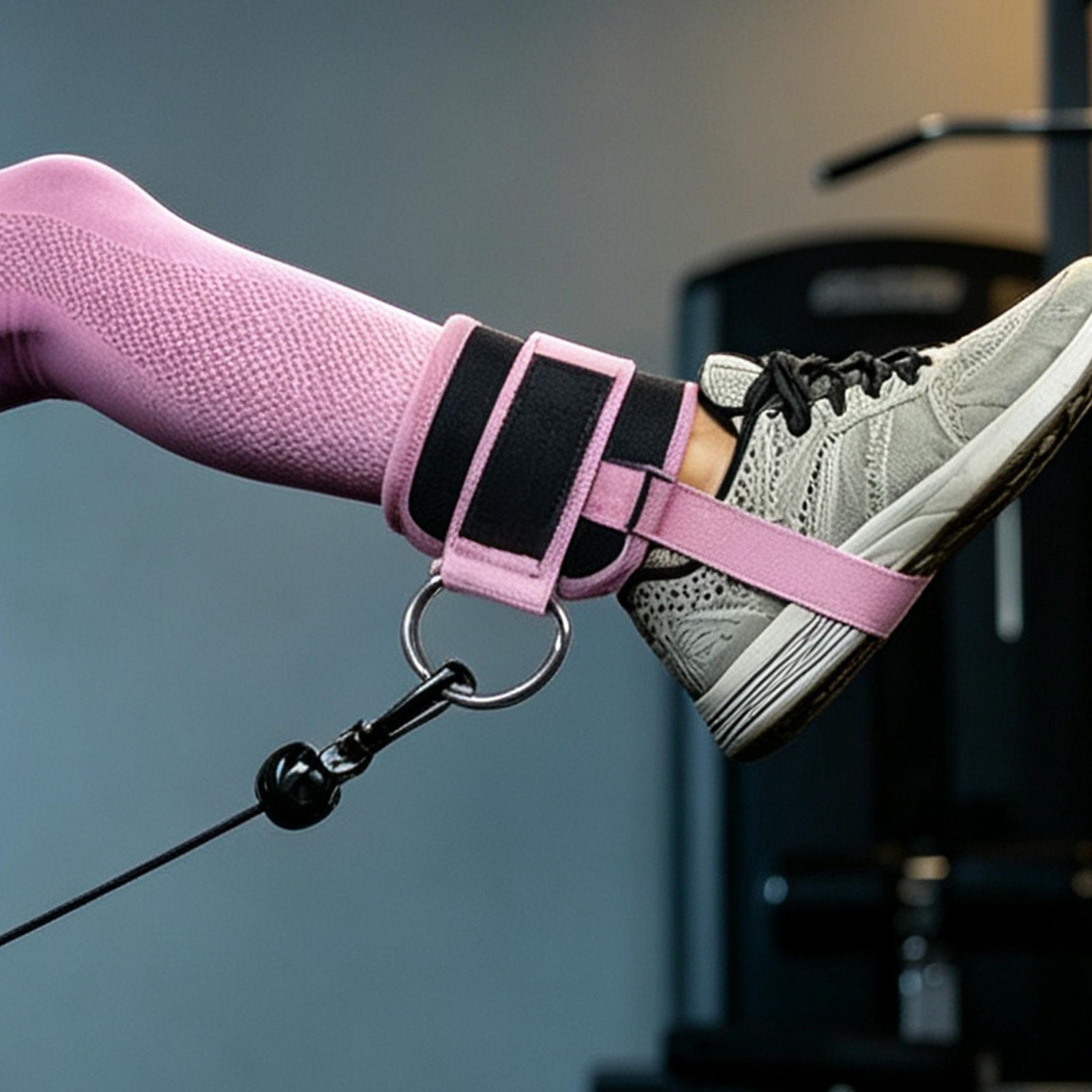 สายรัดข้อเท้าสำหรับเครื่องออกก - Leg Home Gym Workout บทวิจารณ์และราคา