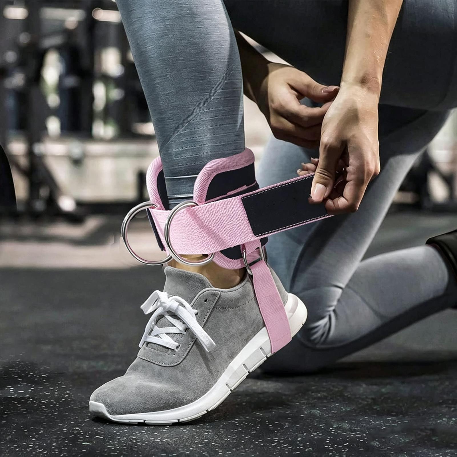 สายรัดข้อเท้าสำหรับเครื่องออกก - Leg Home Gym Workout บทวิจารณ์และราคา