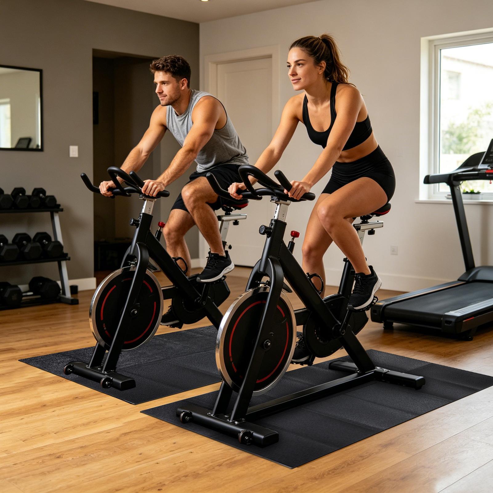 แผ่นรองลู่วิ่งไฟฟ้าแบบหนา กันน - Leg Home Gym Workout บทวิจารณ์และราคา