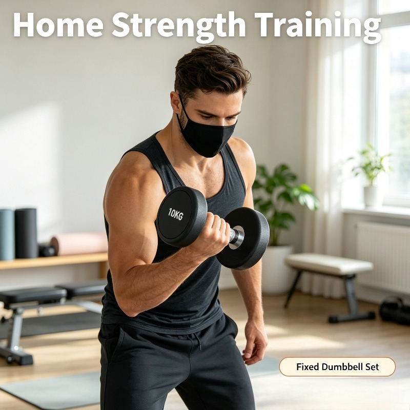 ชุดดัมเบลแบบคงที่ 5 กก. 10 กก. - Home Gym Equipment Set บทวิจารณ์และราคา