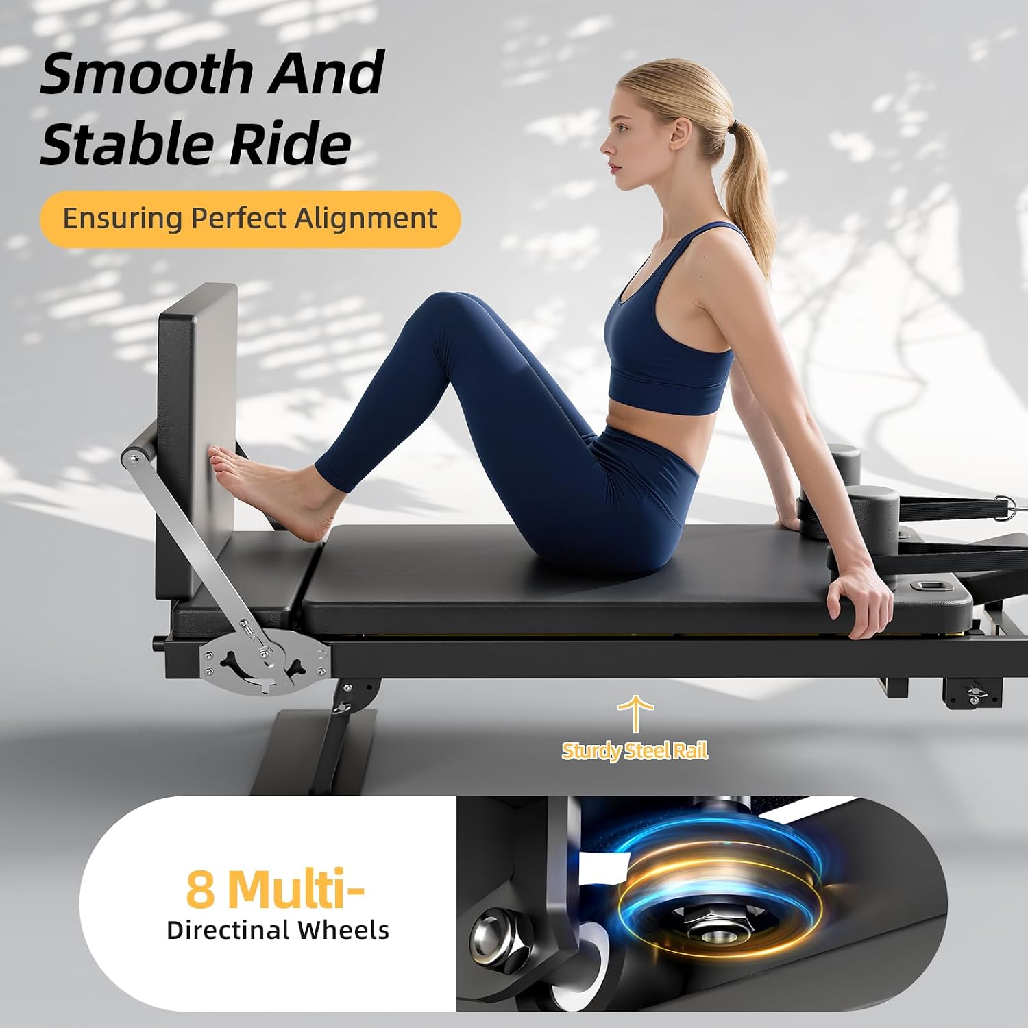 เครื่องพิลาทิส รีฟอร์มเมอร์แบบ - Leg Home Gym Workout บทวิจารณ์และราคา