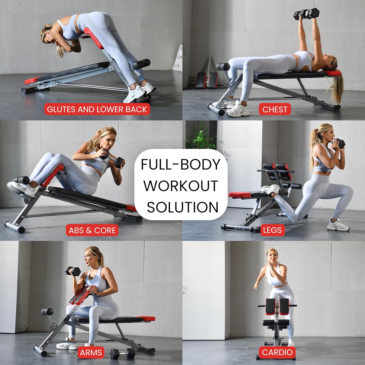 ม้านั่งยกน้ำหนักอเนกประสงค์สำห - All In One Gym Home Equipment บทวิจารณ์และราคา