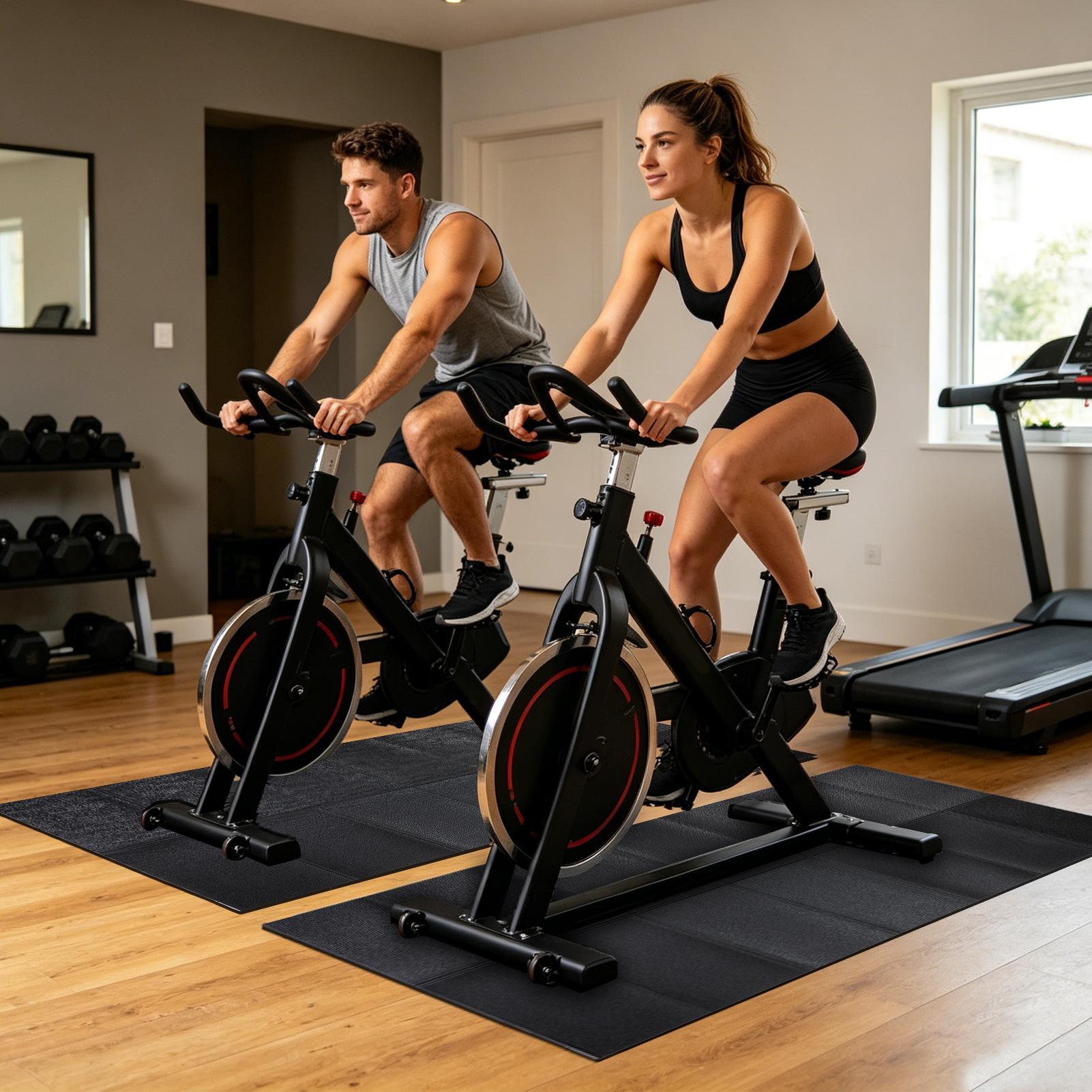แผ่นรองใต้ลู่วิ่งไฟฟ้าแบบหนาพิ - Leg Home Gym Workout บทวิจารณ์และราคา