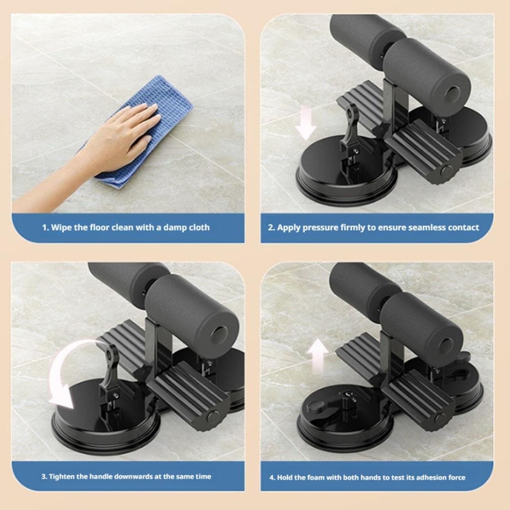 อุปกรณ์ช่วยซิทอัพแบบถ้วยดูดสอง - Home Gym Routine บทวิจารณ์และราคา