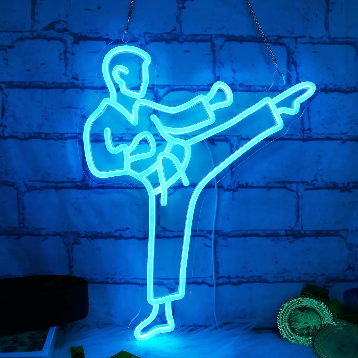 ป้ายไฟนีออนรูปนักคาราเต้ ไฟ LE - Home Gym Neon Sign บทวิจารณ์และราคา