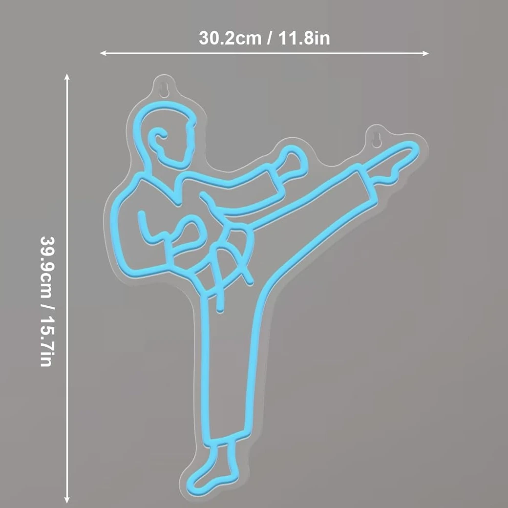 ป้ายไฟนีออนรูปนักคาราเต้ ไฟ LE - Home Gym Neon Sign บทวิจารณ์และราคา