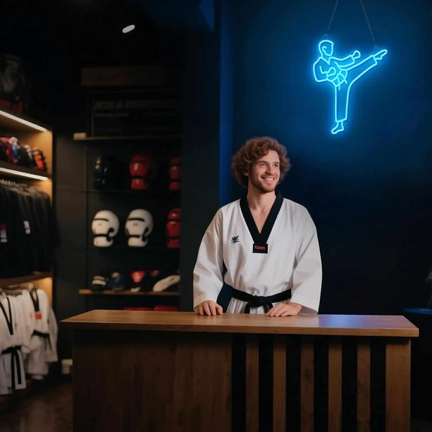 ป้ายไฟนีออนรูปนักคาราเต้ ไฟ LE - Home Gym Neon Sign บทวิจารณ์และราคา